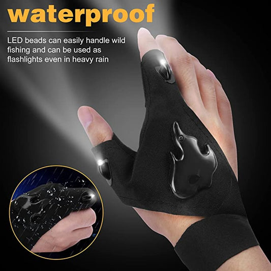 Rechargeable Flashlight Gloves